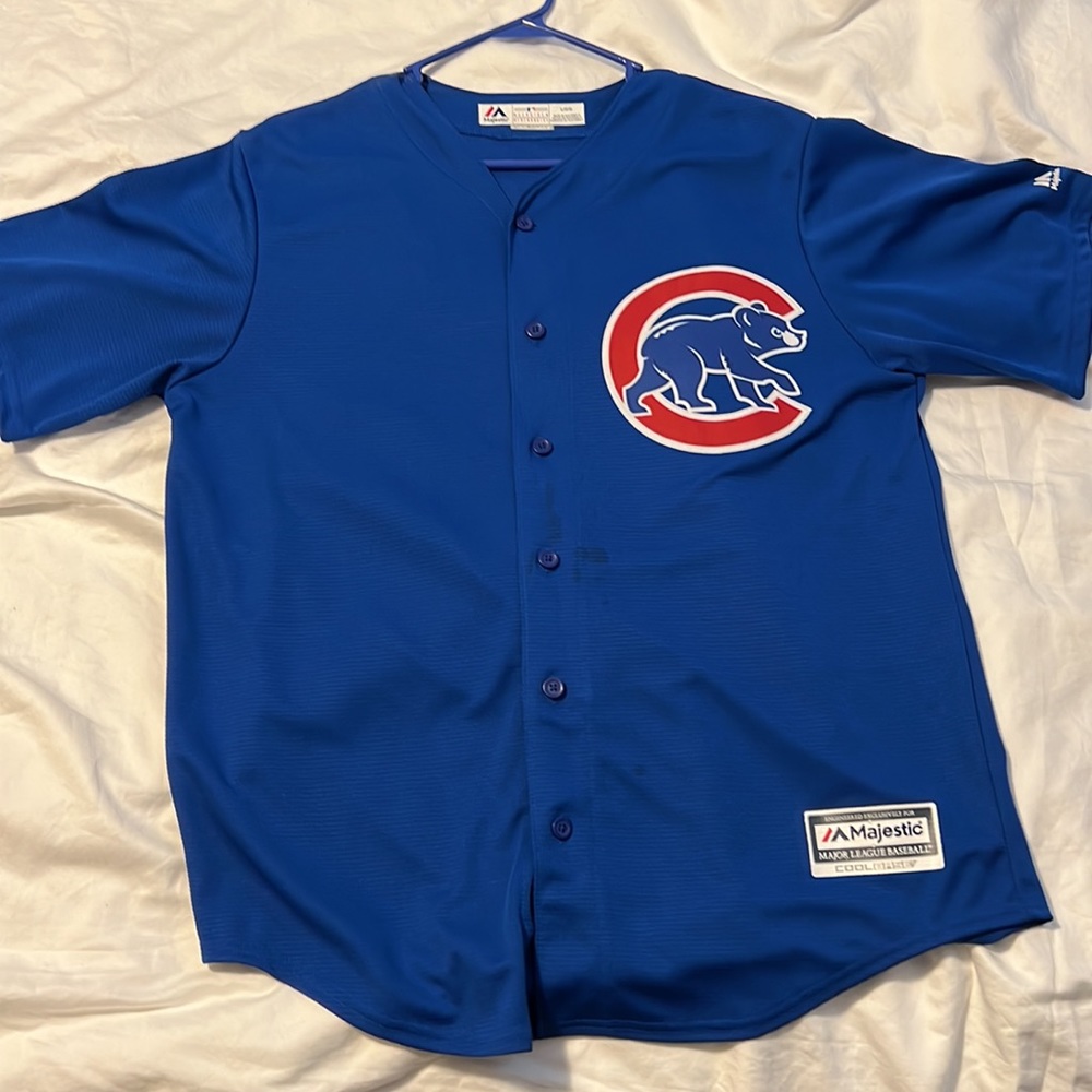 Chicago Cubs World Series Championship shortstop Javier Báez #9 Jersey - Picture 2 of 5